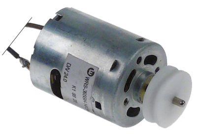 Motor Fase 1 Ø 28mm L 32mm med Desktivor 24V Typ WRS-365SH-14134 Axel Ø 2mm