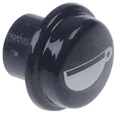 Nyckelplast Ø 17mm blå 1 kopp stor runda Sanremo