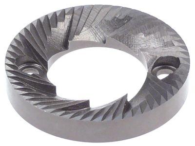 Slip Urladdningspar ID Ø 35mm H 10mm D1 Ø 64mm Hål Ø 6mm Boring Ø 10mm Fixing Ø 47 Rak