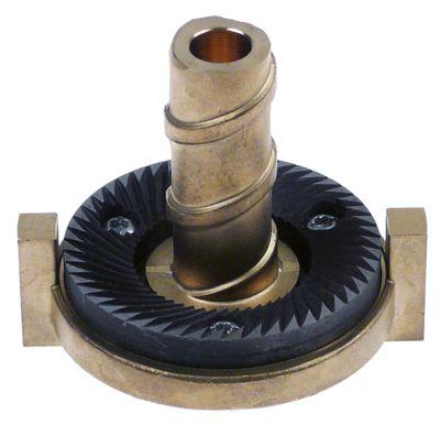 Slipande nötkreaturhållare H 765mm D1 Ø 82mm D2 Ø 12mm Komplett IP -nedrotation vänster