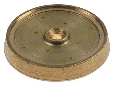 Vatten distribuerar mässing Ø 56,5-59mm h 10 mm koniska hål Ø 13mm fästning Ø 56mm 8 hål