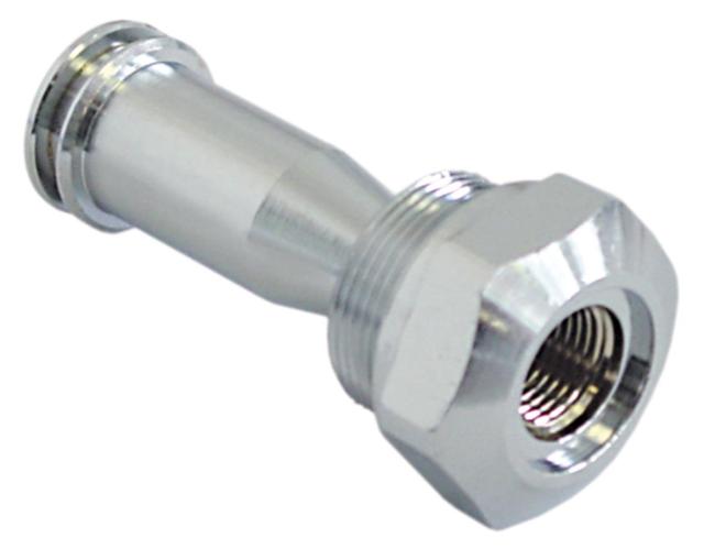 Munstyckshållare tråd M30x1.5 mässingskromad Ø 255mm L 665mm SW 36 IG 1 M6 IG M16X1.5