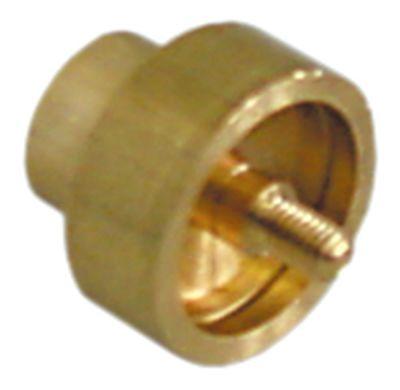Förpackningshållare tråd M3 Mässing ID Ø 13mm ut Ø 16mm H 13mm L 13mm för förpackning Int.-Ø 1 13mm
