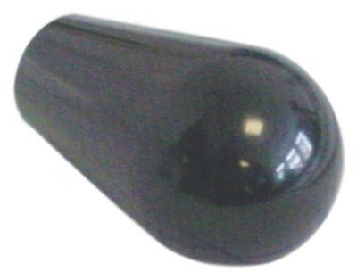 Konus grepptråd M8 plast Ø 28mm svart l 46mm