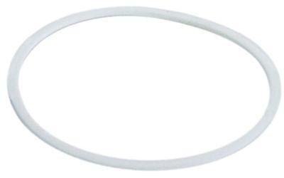 Platt packning PTFE ID Ø 117mm ut Ø 130mm Materialstyrka 16mm VPE 1 st.