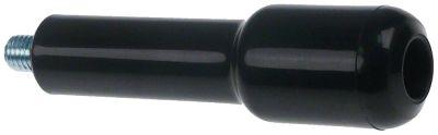 Handtag Gänga M12x1,75 ø 35mm svart L 125mm