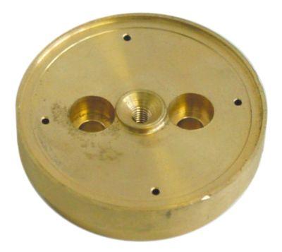 Vattenfördelande tråd M5 mässing Ø 58.3 / 53.4mm h 155mm hål Ø 175mm Boring Ø 104mm