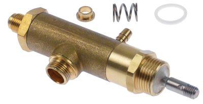 Steam Cock Brass Swing Arm Input 1/4 