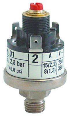 Pressostat Ø 38mm tryckområde justerbar 1,5-2,8bar kaffeteknologi