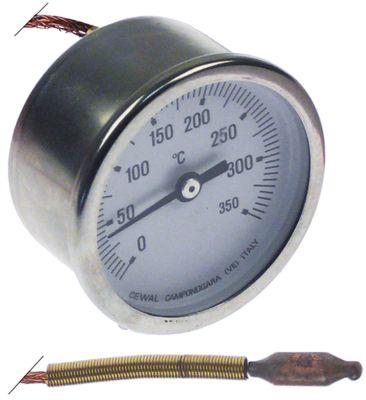 Termometer Capillary Tube 1450mm Känsla Ø 65mm Installation Ø 52mm T.Maks. 350 ° C Känn dig l 22mm