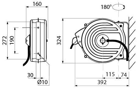 Slang Reopers Slangellängd 12M Slang Ø 10x14mm anslutning 1/2 