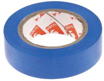 Isolas Tape PVC Temp. -10 till 105 ° CW 15mm l 10m Blue VDE Godkänd