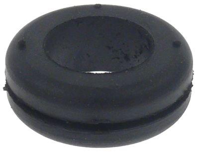 Kabelförebyggande Style Neopren ID Ø 11mm ut Ø 19mm Interiör Ø 14mm -30 till +90 ° C