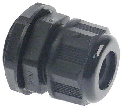 Kabelskruvkoppling Gänga PG16 Plast