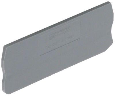 Skilleprade till Rækkeklemme l 71,5mm B 2,2mm H 29mm Phoenix Kontakt D-ST 4-Twin