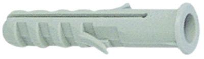 Plast DYBS Nylon L 50mm med krage storlek 10mm VPE 50 st. till skruvar Ø 6 till 8mm