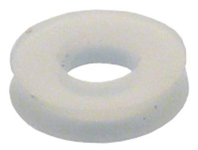 Substrate Disk ID Ø 4mm Out Ø 9,6 mm Materialstyrka 2mm Silikon VPE 1 st.