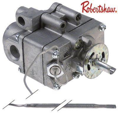 Gastermostat 65-287 ° C Axis Ø 11.2x7.5mm utjämning av vänster kapillärrör 1400mm känsla Ø 5mm