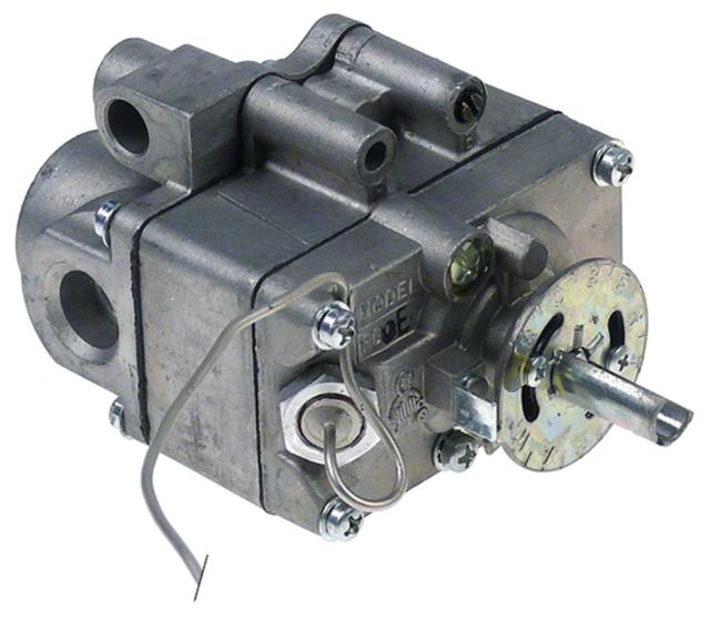 Gastermostat 65-287 ° C Axis Ø 11.2x7.5mm utjämning av vänster kapillärrör 1400mm känsla Ø 5mm