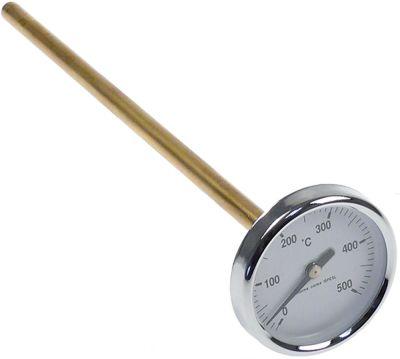 Termometer Ø 636mm Senses Ø 9mm Commerce Ø 9mm T.Maks. 500 ° C Känn dig l 300 mm för pizzaugn