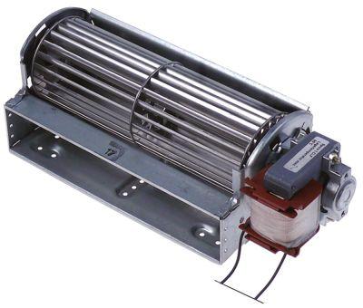 Tvärgående flödesfläkt 22W 230V Motor vänster rull Ø 60mm Roller l 180mm