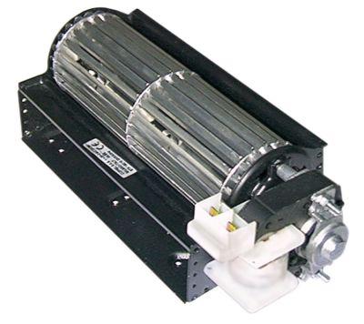 Tvärgående flödesfläkt 22W 230V Motor vänster rull Ø 60mm Roller l 180mm