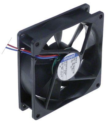 Axial Ventilator 24VDC 23W L 92mm B 92mm H 25mm hyreskuluthyrning Kabel 300mm