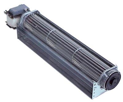 Tvärgående flödesfläkt 35W 230V MOTOR HÖGER ROLL Ø 45MM ROLLER L 300mm -10 till +60 ° C