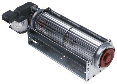 Cross -Current Fan 26W 230V MOTOR HÖGER ROLL Ø 45MM ROLLER L 180mm -30 till +100 ° C