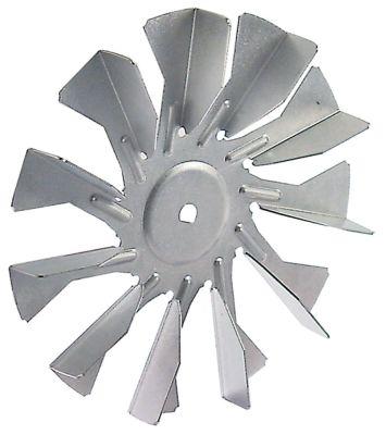 Fläkthjul ø 120mm B 16mm Axelstöd ø 6x5mm