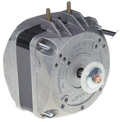 Fläktmotor 7W 230V 50Hz L1 43mm L3 81mm W 83mmcable Längd 450mm