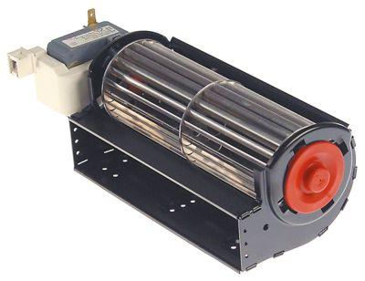 Tvärgående flödesventilator 30W 220-240V Motor Höger rull Ø 60mm Roller L 180mm 0 till +60 ° C