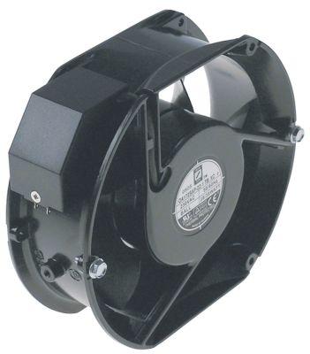 Axial Ventilator 230VAC 50W L 172mm B 150mm H 55mm hyreskuluthyrningsanslutning Flat Sticks 2,8 mm MET