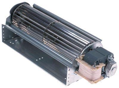 Tvärgående flödesfläkt 22W 230V Motor vänster rull Ø 65 mm rull l 240mm 0 till +60 ° C