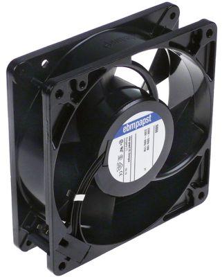 Axial Ventilator 230VAC 18W L 127mm B 127mm H 38mm hyreskuluthyrningsanslutning Flat Sticks 2,8 mm