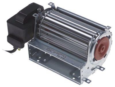 Tvärgående flödesventilator 19W 230V Motor Höger rull Ø 60mm Roller L 120mm anslutningskabel