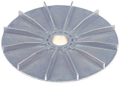 Fläkthjul YD ø 128mm H 20mm för motorkylning