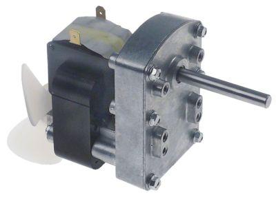 Drivmotor 230V 52o/min axel Ø 8mm Typ UB1062 H 95mm L 140mm B 65mm för brödrost Mellor