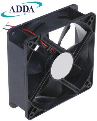 Axial Ventilator 12VDC 10W L 120mm B 120mm H 38mm hyresballelejeanslutningskabel 320mm Plasti