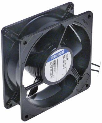 Axial Ventilator 230VAC 18W L 119mm B 119mm H 38mm hyresballelejeanslutningskabel 310mm metall