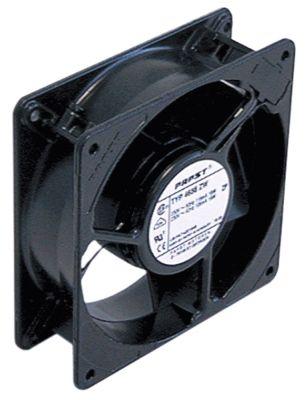 Axial Ventilator 230VAC 13W L 119mm B 119mm H 38mm Hyresglashyresanslutning Flat Sticks 2,8 mm