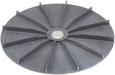 Fläkthjul ID ø 20mm YD ø 180mm H 20mm