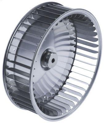 Fan Wheel H1 61mm H2 145mm D1 Ø 198M D2 Ø 8mm D3 Ø 8x6,8mm spade 45