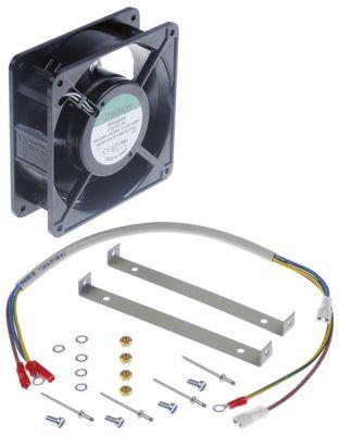 Axial Ventilator 230VAC 22/21W L 119mm B 119mm H 38mm Hyresglashyresanslutning Flat Sticks 2,8 mm