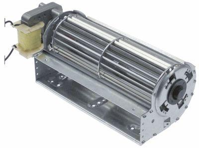 Tvärgående flödesfläkt 13W 220V MOTOR HÖGER ROLL Ø 60MM ROLLER L 180mm -30 till +100 ° C