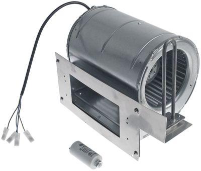 Radiell ventilator 190W 230V D1 Ø 133mm med uppvärmningselementets spänning AC 50/60Hz