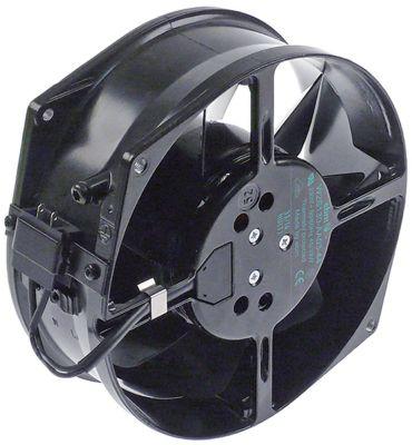 Axial Ventilator 230V 45/39W L 172mm B 150mm H 55mm hyreskuluthyrningsanslutning Flat Sticks 2,8 mm