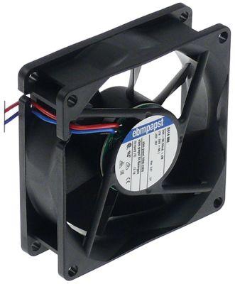 Axial Ventilator 24VDC 12W L 80mm B 80mm H 25mm EBM-PAPST