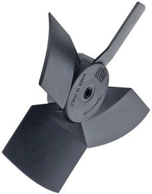 Fläkthjul Plast ø 100mm sugande Bladvinkel 30°