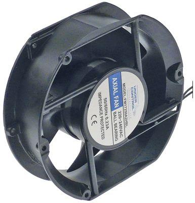 Axial Ventilator 230VAC 50/55W L 172mm B 150mm H 51mm hyreskuluthyrning Kabel